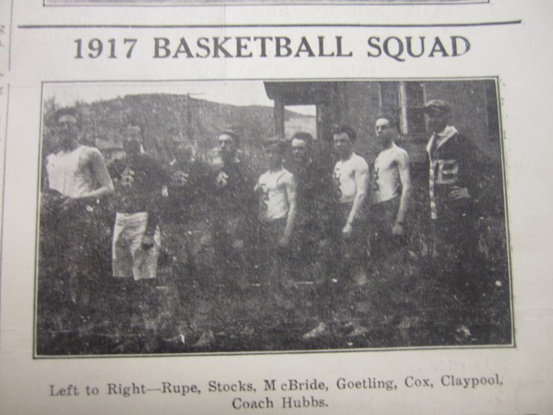 1917 Basketball Team